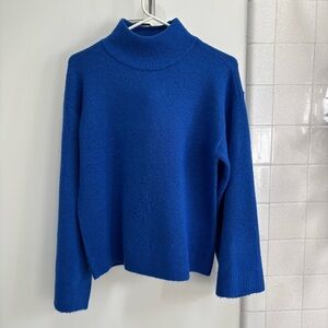 CeCe Royal Blue Turtleneck Sweater